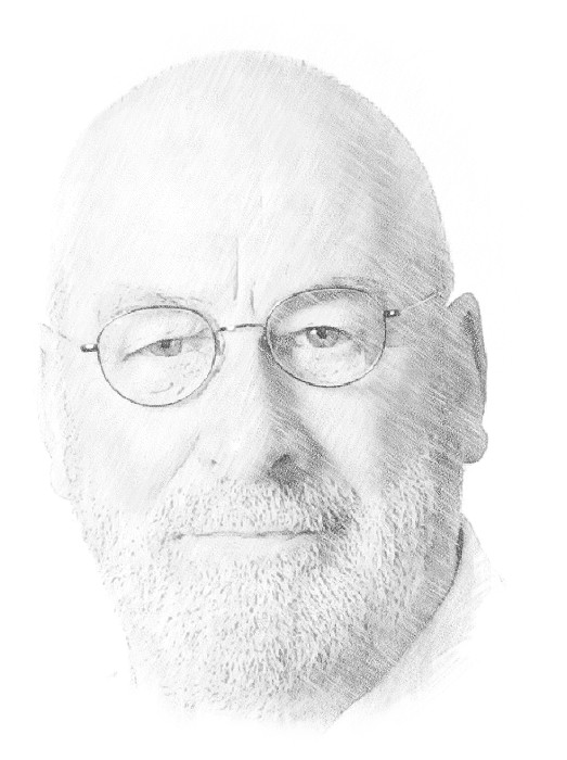 Colm Toolan - sketched portrait