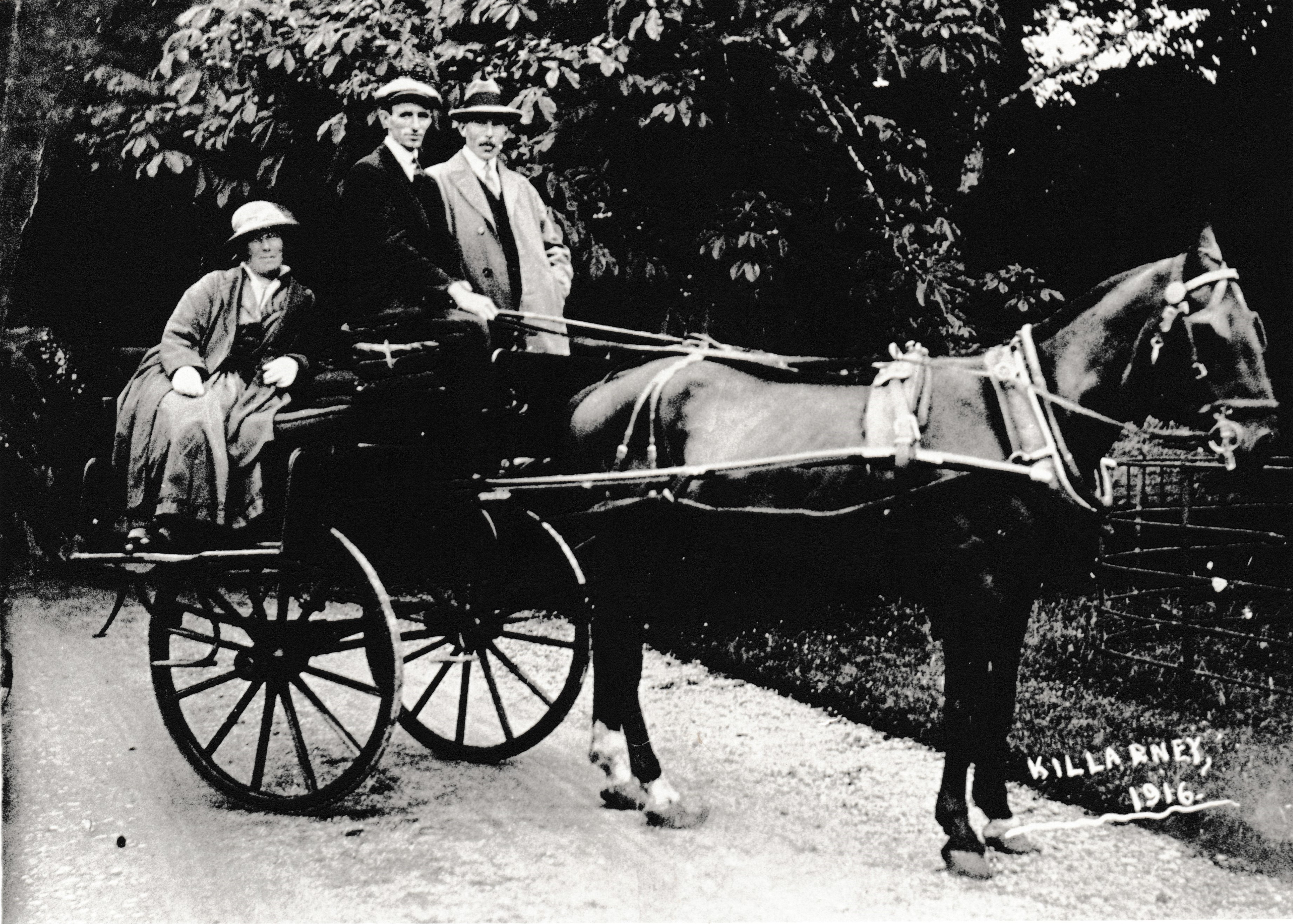 Cecilia ("Linnie") Power of Duagh and her husband Thomas Francis Maher (at right of picture).
